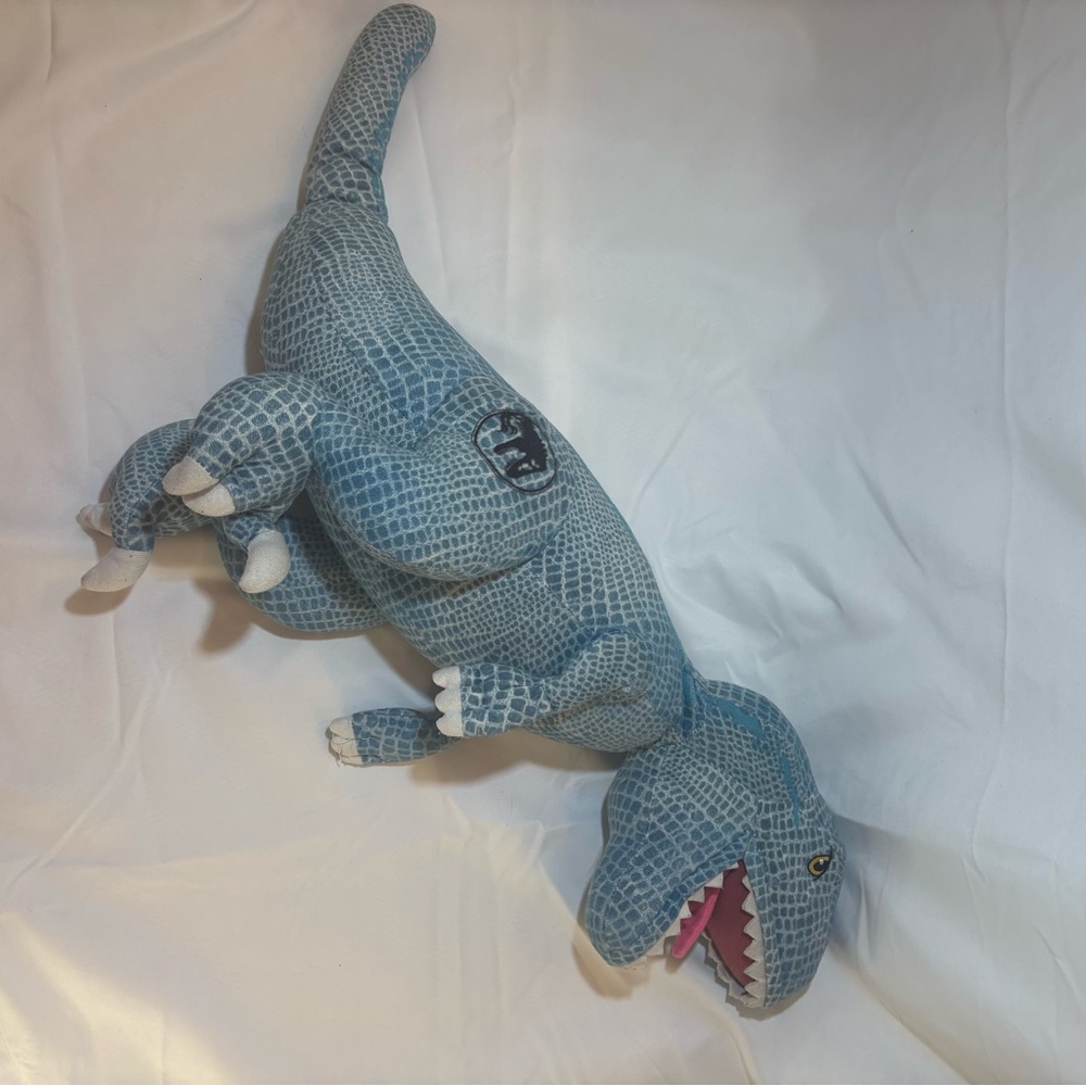 Velociraptor Blue Dinosaur Plush Toy, Jurrasic World, Blue, Stuffed Animal, Dino